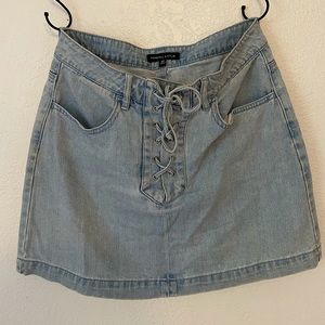 Denim Kendal and Kylie skirt
